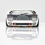 HO 1966 Ford GT40 Mk.II #96 Mega G+ Slot Car, White & Black