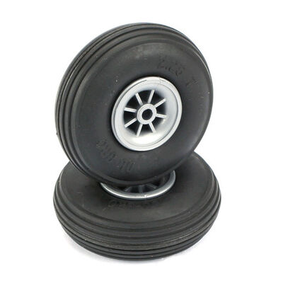 Treaded Wheels, 2-1/4" (2) Treaded Wheels, 2-1/4" (2)