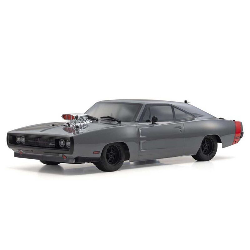 1/10 Fazer MK2 FZ02L VE 1970 Dodge Charger Supercharged 4x4 Brushless Electric Touring RTR, Gray