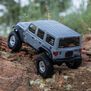 1/24 SCX24 2019 Jeep Wrangler JLU CRC 4X4 RTR Brushed Rock Crawler (Battery & Charger Included), Gray