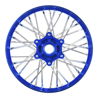 1/4 Pro-Spec Aluminum V2 Bead Rear Wheel Blue/Blue (1): Promoto-MX 1/4 Pro-Spec Aluminum V2 Bead Rear Wheel Blue/Blue (1): Promoto-MX
