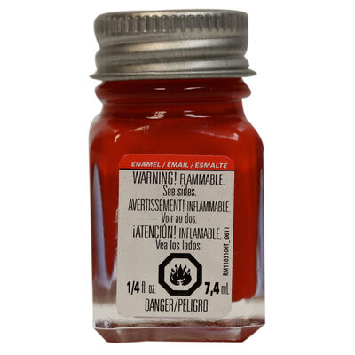Enamel 1/4 oz Flat Red Enamel 1/4 oz Flat Red