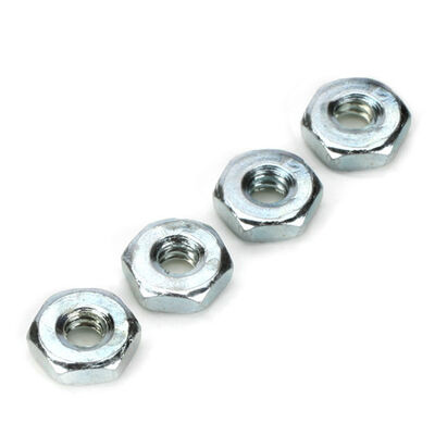 Steel Hex Nuts, 6-32 Steel Hex Nuts, 6-32