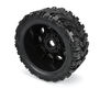 1/6 Masher X HP BELTED F/R 5.7&rdquo; Tires MTD 24mm Blk Raid 8x48 Hex (2)