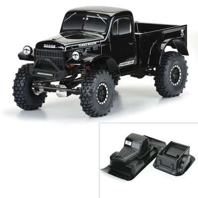 1/10 1946 Dodge Power Wagon Black Body 12.3" (313mm) WB Crawlers 1/10 1946 Dodge Power Wagon Black Body 12.3" (313mm) WB Crawlers