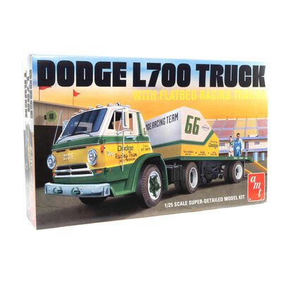 1/25 1966 Dodge L700 Truck Flatbed Racing Trailer Model Kit 1/25 1966 Dodge L700 Truck Flatbed Racing Trailer Model Kit
