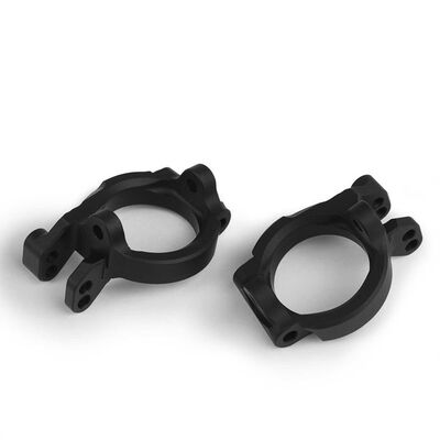 Front Caster Blocks, Black Anodized: Axial Yeti Front Caster Blocks, Black Anodized: Axial Yeti