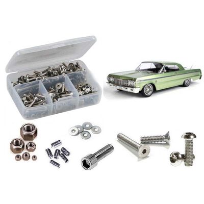 Stainless Steel Screw Kit, 1/10 Redcat 1964 Impala Stainless Steel Screw Kit, 1/10 Redcat 1964 Impala
