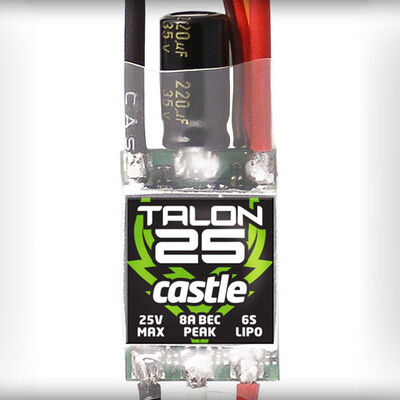 Talon 25-Amp 25V ESC with 8-Amp BEC Talon 25-Amp 25V ESC with 8-Amp BEC