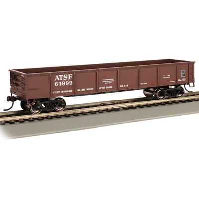 HO 40' Gondola Santa Fe #64999, Oxide Red HO 40' Gondola Santa Fe #64999, Oxide Red