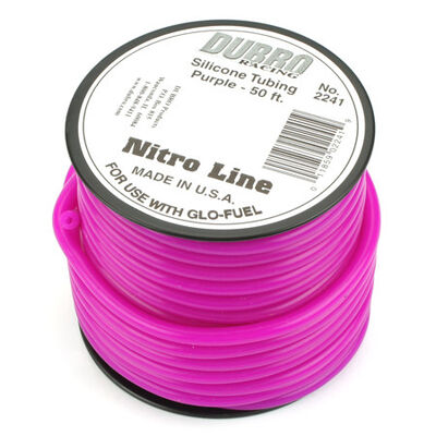 Silicone 50' Fuel Tubing, Purple Silicone 50' Fuel Tubing, Purple