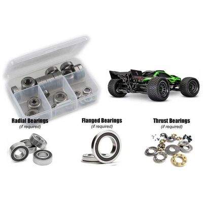 Rubber Shielded Bearing Kit, 1/6 Traxxas XRT Rubber Shielded Bearing Kit, 1/6 Traxxas XRT