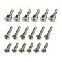 Chrome Brake Disk Screw Set, 1/4 Promoto-MX