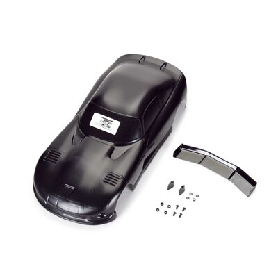 1/12 Pre-Cut 2002 Dodge Viper GTS Black Body: Losi NASCAR 1/12 Pre-Cut 2002 Dodge Viper GTS Black Body: Losi NASCAR