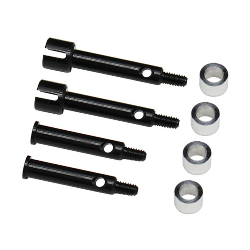 +3mm CNC Steel Axle Set, 1/24 Losi Micro-B