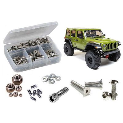 Stainless Steel Screw Kit, 1/6 Axial SCX6 Jeep Stainless Steel Screw Kit, 1/6 Axial SCX6 Jeep