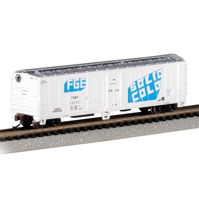 ACF 50' STEEL REEFER - FRUIT GROWERS EXPRESS #12109 (Solid Cold) - N Scale ACF 50' STEEL REEFER - FRUIT GROWERS EXPRESS #12109 (Solid Cold) - N Scale