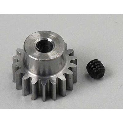 Steel Alloy Motor Pinion Gear 1/8"/.6 Mod, 18T Steel Alloy Motor Pinion Gear 1/8"/.6 Mod, 18T