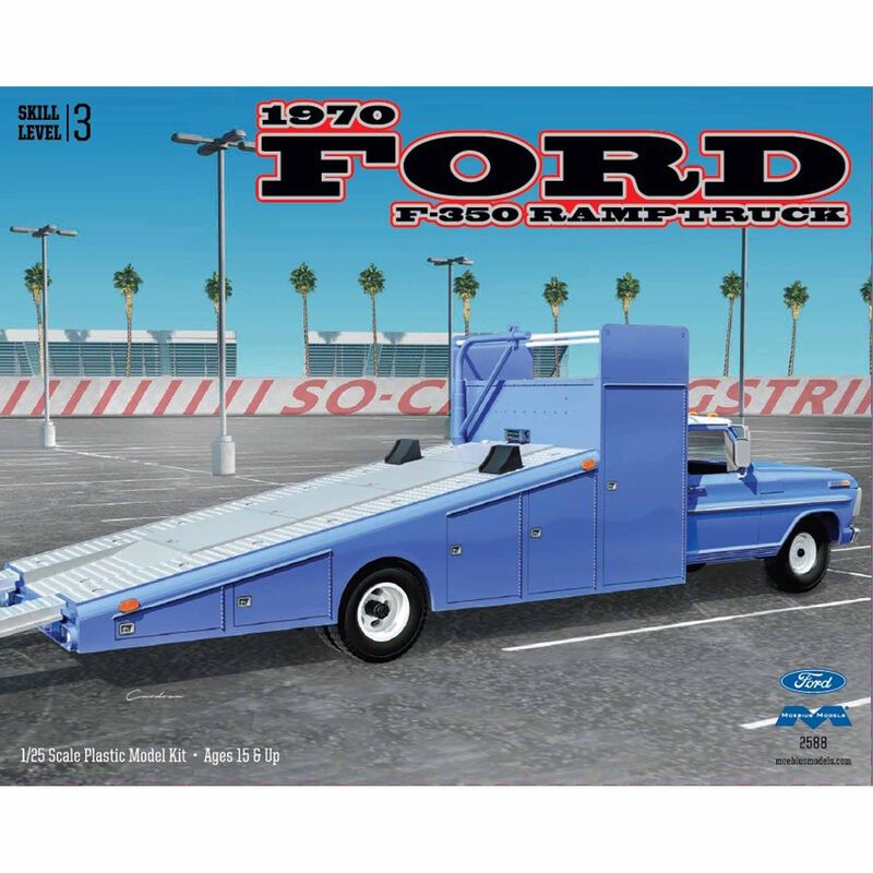 1/25 1970 Ford F-350 Ramptruck Model Kit