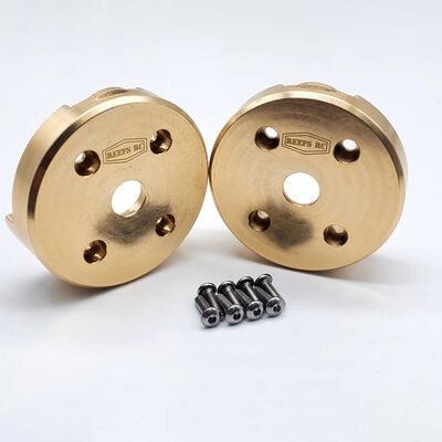Brass Portal Covers ScxPro / Capra / Scx10.3 Brass Portal Covers ScxPro / Capra / Scx10.3