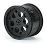1/10 Showtime Rear 2.2" 12mm Sprint Car Wheels (2) Black