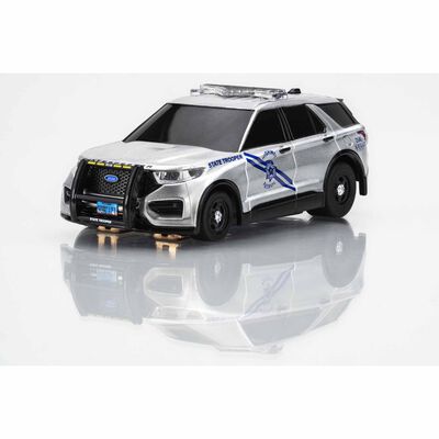HO Nevada Highway Patrol Police Interceptor Slot Car with Flashing LED Lights HO Nevada Highway Patrol Police Interceptor Slot Car with Flashing LED Lights