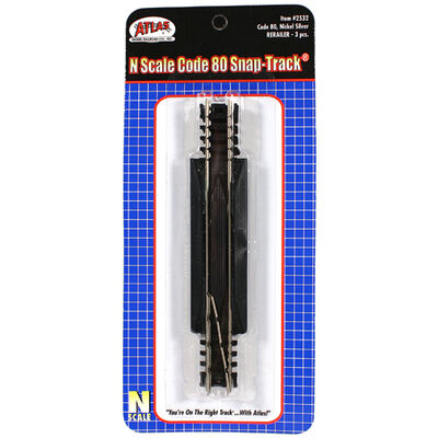 N Code 80 5" Rerailer (3) N Code 80 5" Rerailer (3)