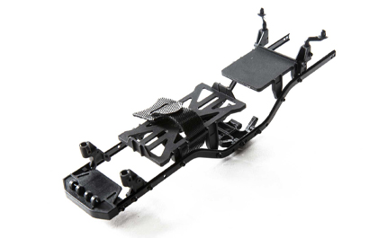 STEEL C-CHANNEL CHASSIS FRAME RAILS for the Axial 1/24 SCX24 Summit RC Racing Jeep Gladiator