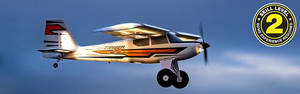 Skill Level 2 for the E-flite Night Timber X Evolution 1.2m BNF 