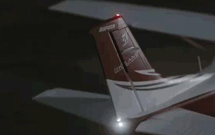 Enhanced Visibility with Bright Navigation Lights for the FMS Cessna 182 1500mm PNP RC Airplane