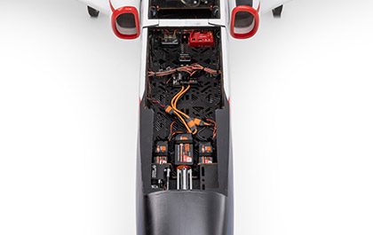 LARGE TOP-HATCH ACCESS for the Hangar 9 Hawk 140-160N ARF RC Jet