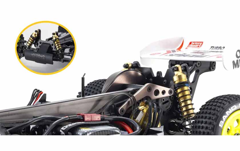 Aluminum parts are finished in a gun metal color