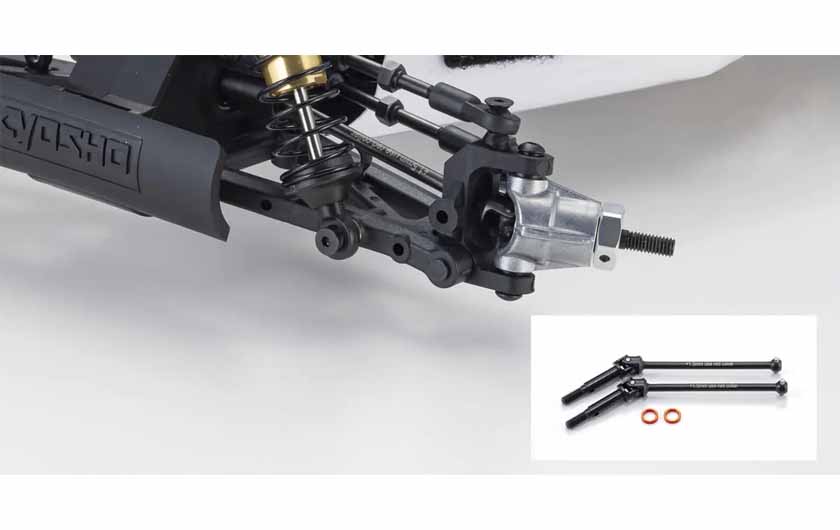 Steering control uses universal swing shafts