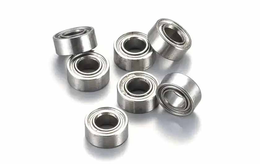 Ball bearings are used throughout the vehicle