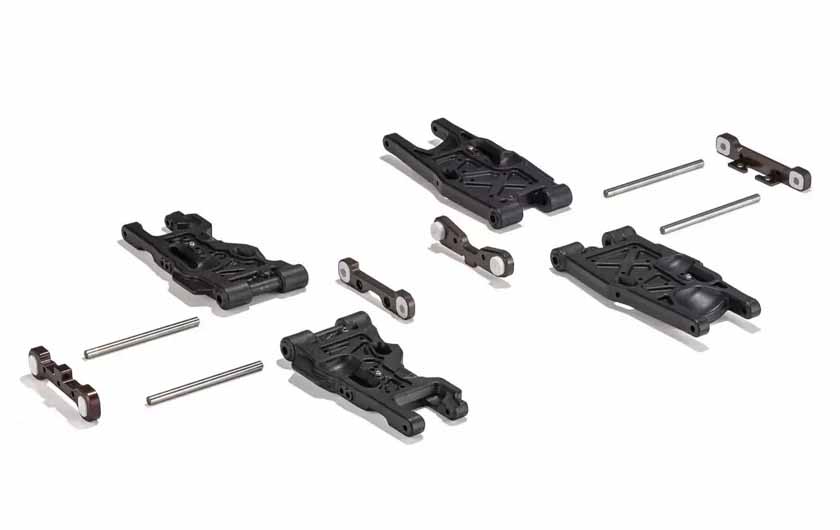 Front and rear suspension make up rigid fully independent suspension