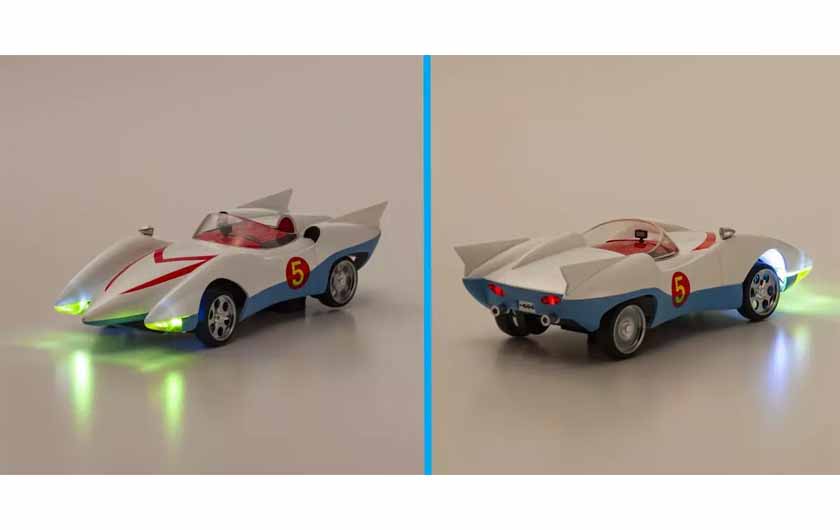 Body has headlights and brake lights