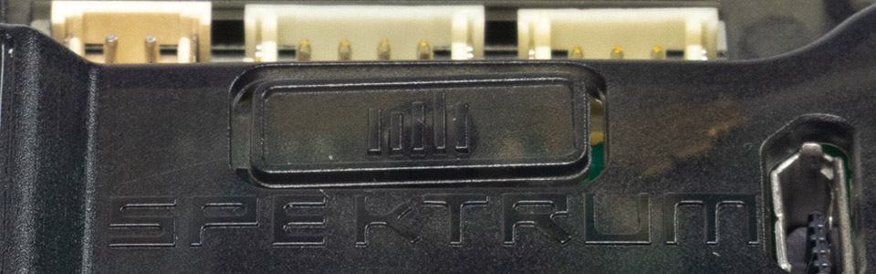 Bind Button for the Spektrum SR1015T 10-Channel DSMR+ Receiver