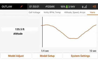 INTEGRATED BAROMETER for the Spektrum AR10410T 10-Channel PowerSafe Telemetry Receiver 