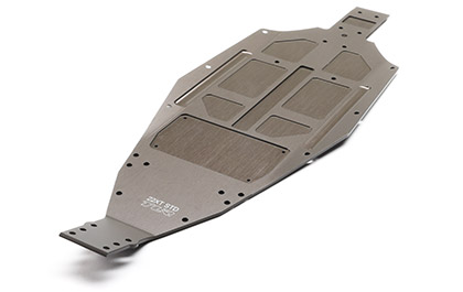 ALUMINUM CHASSIS for the Team Losi Racing 1/10 22X-T 2WD RC Stadium Truck Race Kit