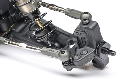 MULTIPLE KING PIN OFFSETS for the Team Losi Racing 1/10 22X DC 2WD RC Buggy Race Kit, Dirt/Clay