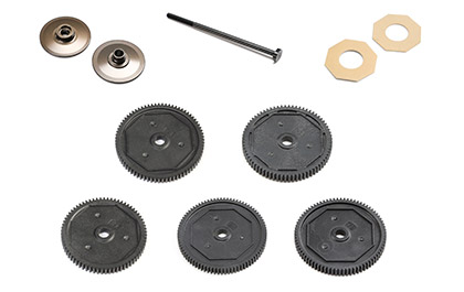 SUPER HEAVY DUTY SLIPPER (SHDS) for the Team Losi Racing 1/10 22X DC 2WD RC Buggy Race Kit, Dirt/Clay