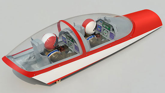 Phoenix Model PC-21 Pilatus Mk.2 GP/EP/Gas ARF - cockpit with pilots