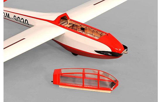 Phoenix Model Bergfalke Electric 3300 Scale 20% ARF - Hatch