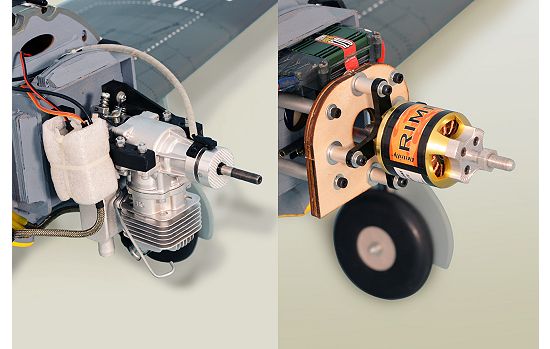 Phoenix Model Focke-Wulf FW190 GP/EP 16% Size 1.20 or 20cc ARF - Compatible with glow, gasoline, and brushless electric power 