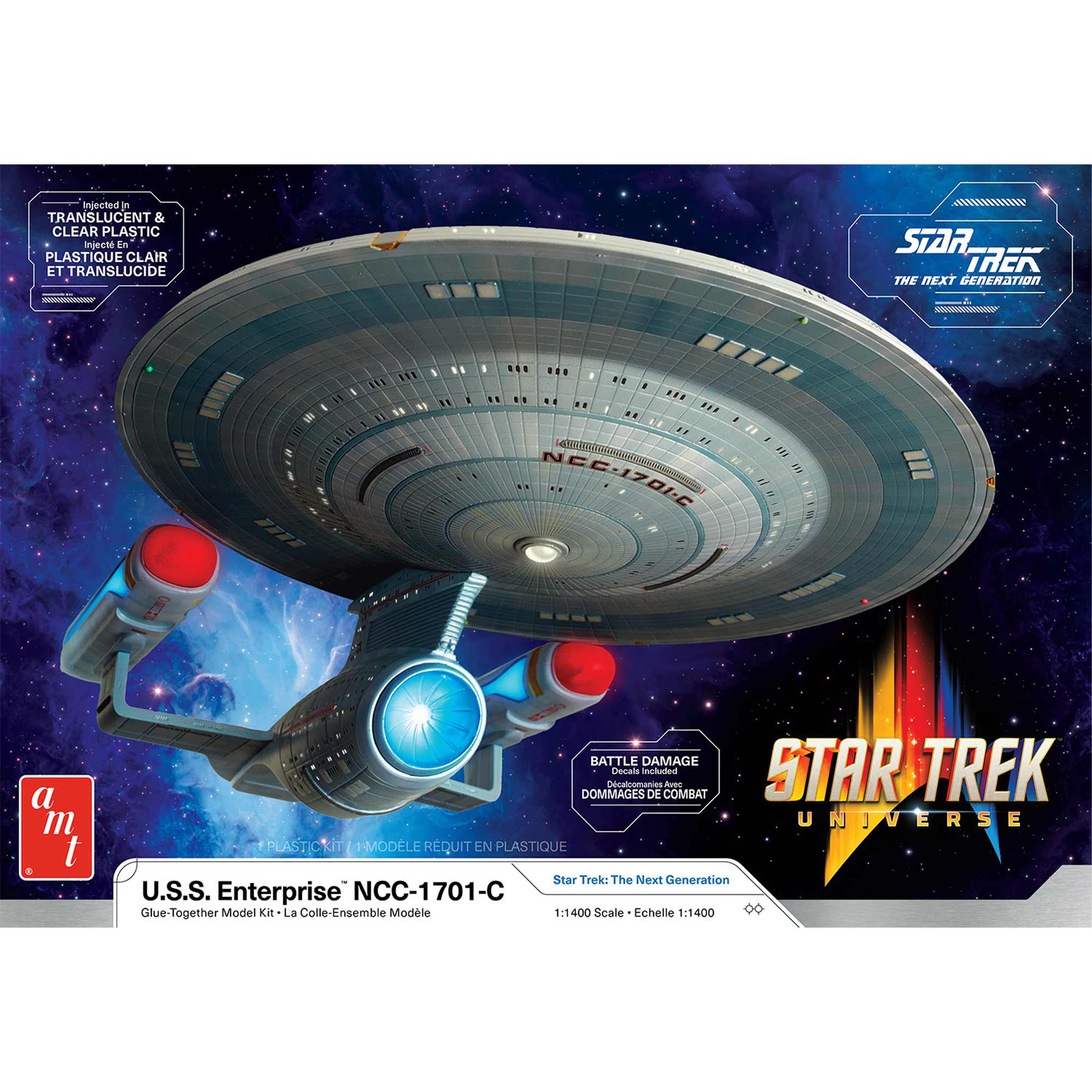 1/1400 Star Trek U.S.S. Enterprise NCC-1701-C Model Kit