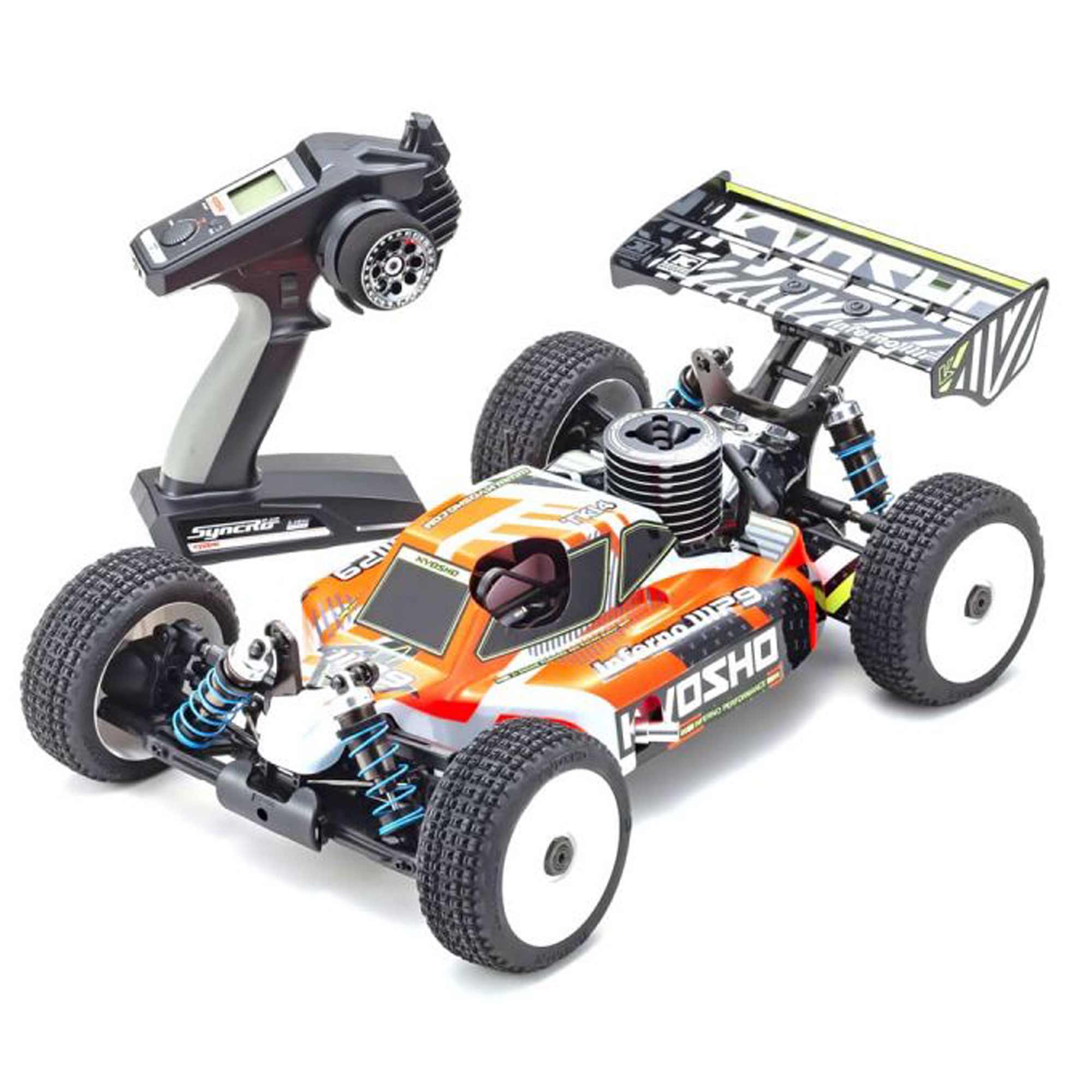 Kyosho 1/8 Inferno MP9 TKI4 V2 4X4 Off-Road .25 Nitro Buggy RTR