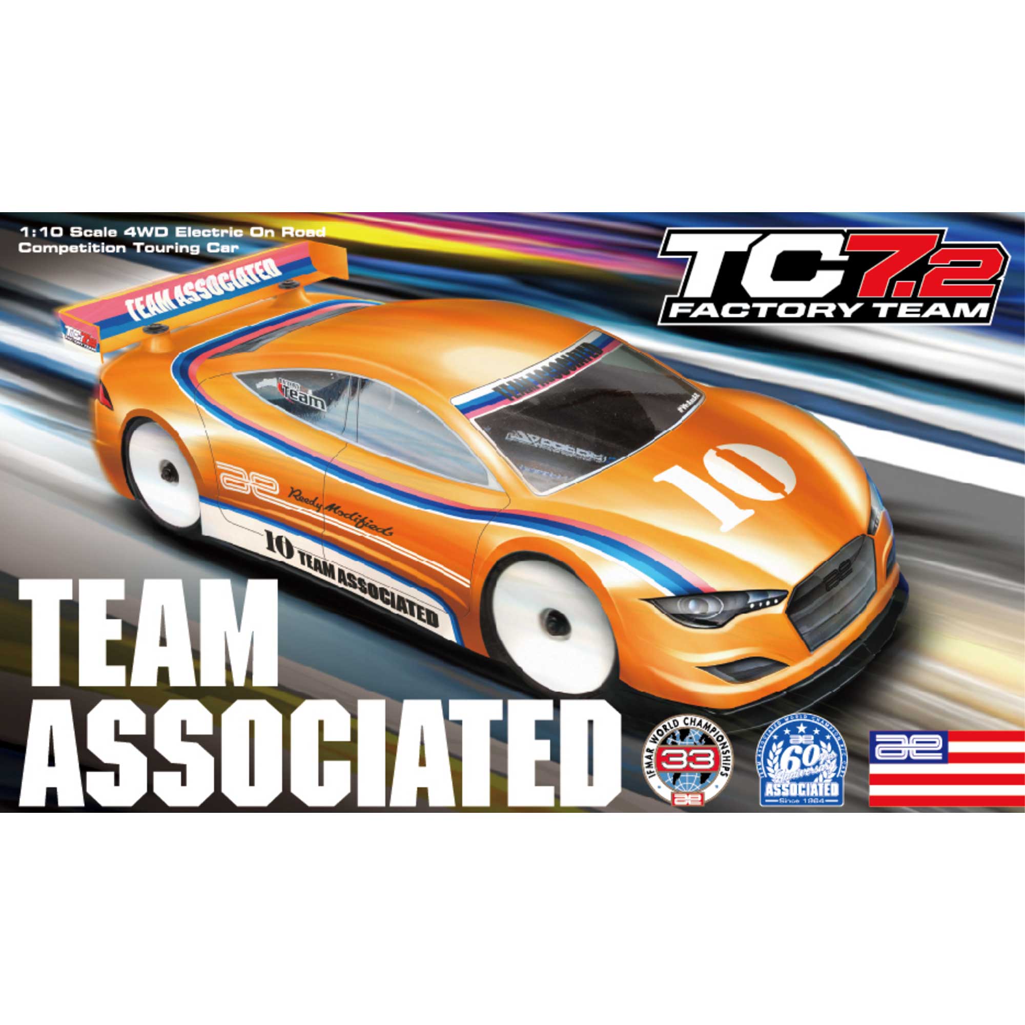 1/10 TC7.2 4x4 Touring Car Factory Team Kit
