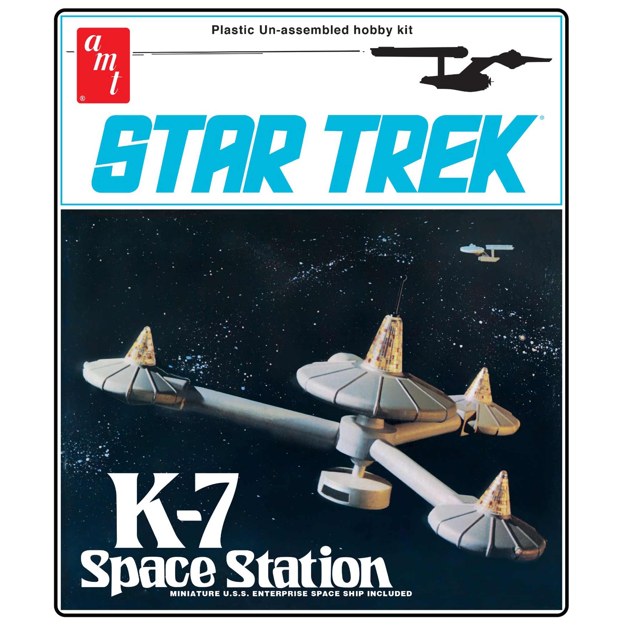 1/7600 Star Trek K-7 Space Station Model Kit