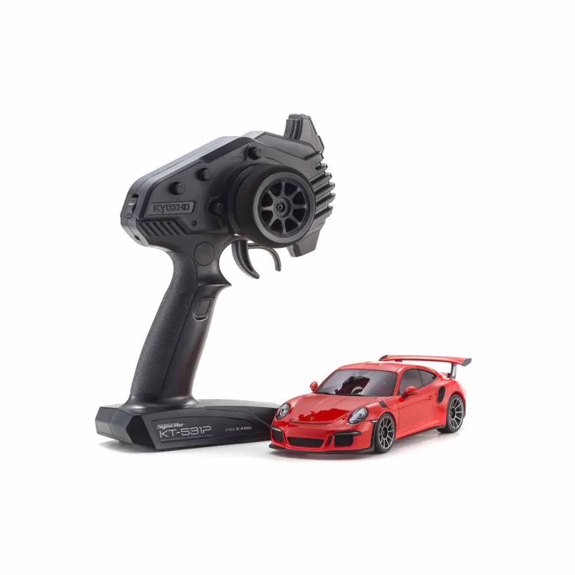 1/28 Porsche 911 GT3 RS Mini-Z RWD RTR, Lava Orange