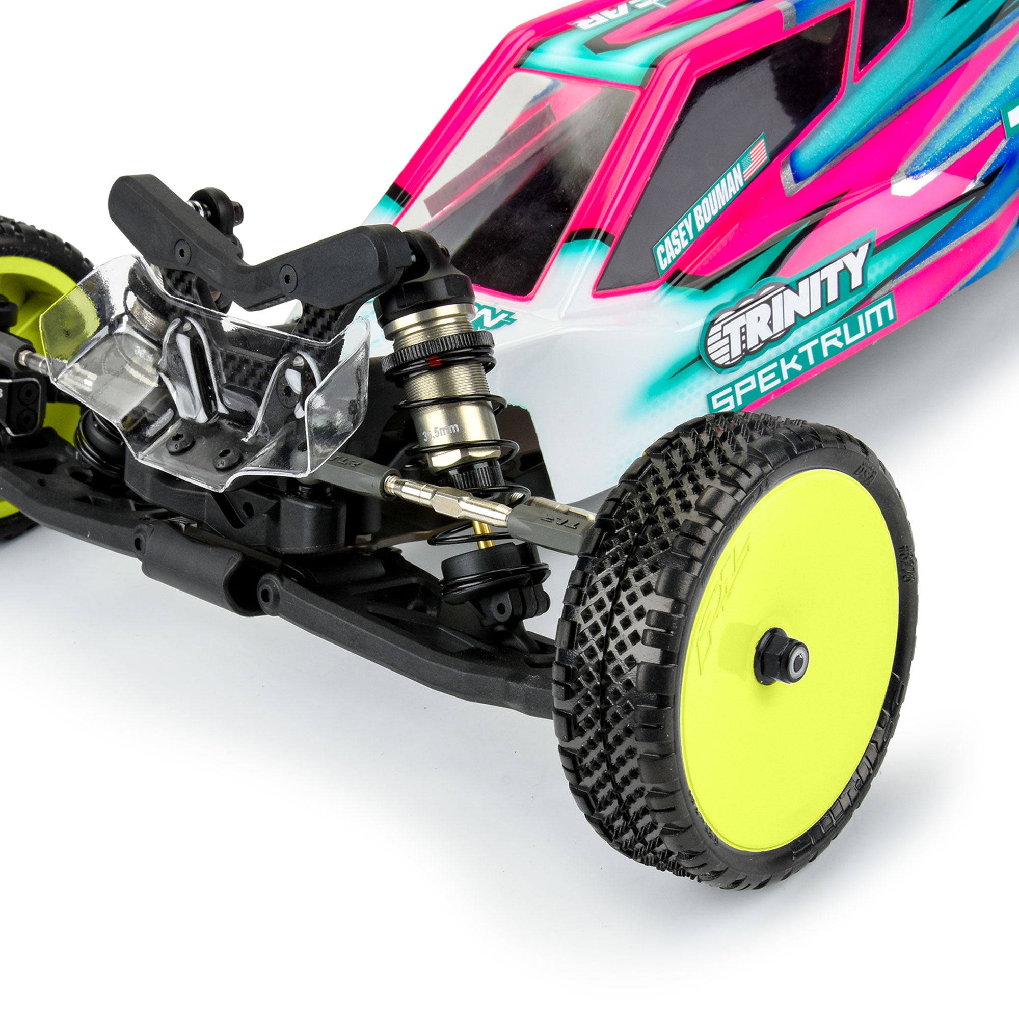 1/10 Velocity 2.0 Narrow 2WD Front 2.2" 12mm Buggy Wheels (2) Yellow